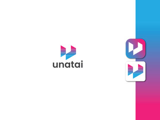 modern u monogram logo design template © Uc Graphic House