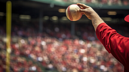 A guest or local celebrity throws the ceremonial first pitch