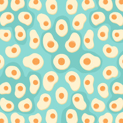 seamless background with circles, background egg pattern - obrazy, fototapety, plakaty