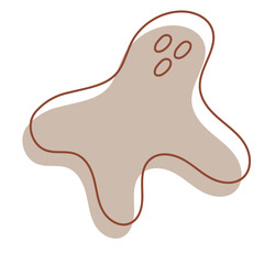 Abstract Organic Blob Decoration Fluid