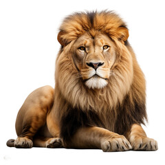 Loin on transparent background.