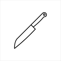 Knife icon. For your design, logo. Vector illustration isolated on white background