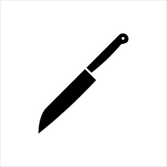 Knife icon. For your design, logo. Vector illustration isolated on white background