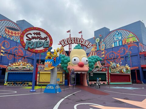 The Simpson's Ride at Universal Studios Hollywood
