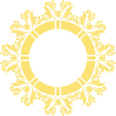 Circle Ornament Frame for Wedding