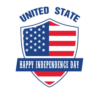 US Independence Day vector design