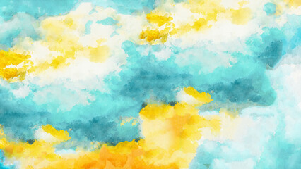 Fototapeta na wymiar Artistic Splash of Colors Watercolor Brush Stroke Background