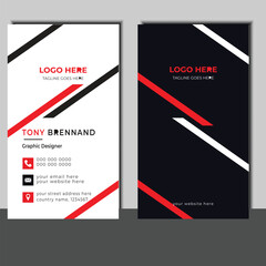 Modern and Creative business card template for professional use.
