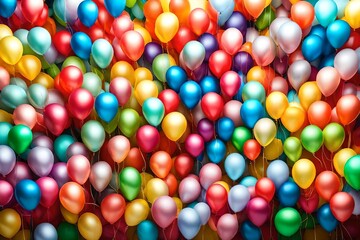 Fototapeta na wymiar background of colorful balloons