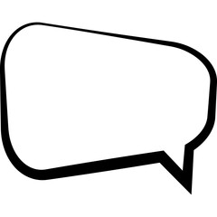 Fototapeta premium Thought icon.Speech bubble icon.Clouds chat sign.Speech comic bubble.Comic icon
