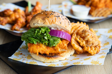 hamburguesa buffalo