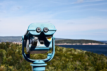 Telescope at the Nova Scotia Coast