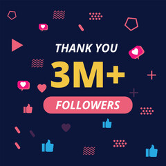 thanks for 3 million followers