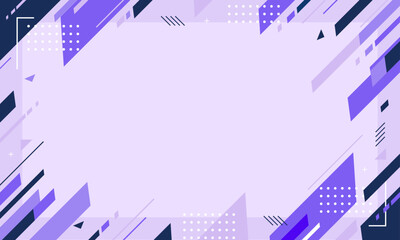 【紫・青系】モダン・ミニマルな・幾何学のビジネス背景素材