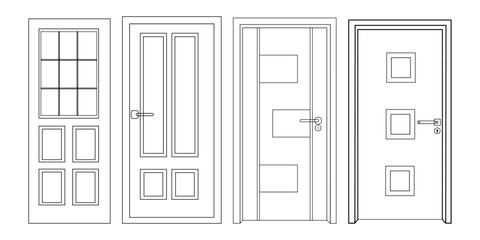 Bedroom Wooden Door. Latest House Door Designs With Pictures. Doors & Windows for Home & Office.