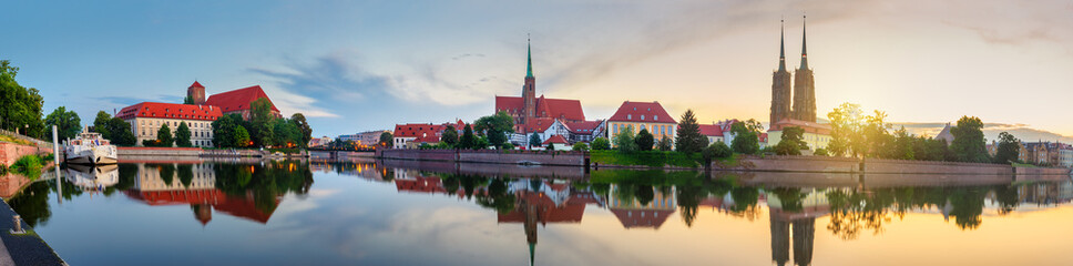 Fototapeta premium Panorama of Tumski island