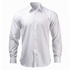 Pure white shirt on white background