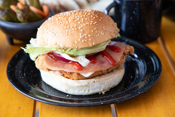 Hamburguesa de pollo