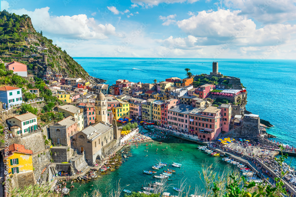 Sticker vernazza from above