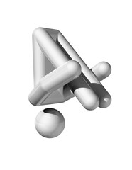 Gymnastics Trampoline 3D symbol