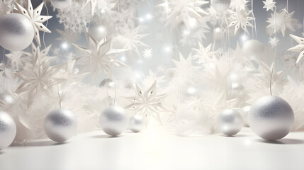 Background silver christmas 