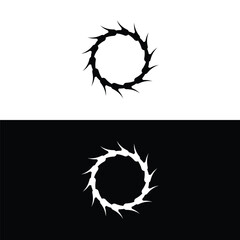 Circle vector logo template design . Circle icon . Circle silhouette