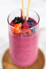 Mixed berry smoothie