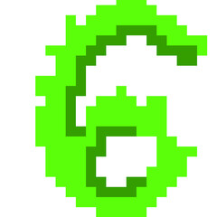 green pixel art