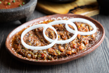 carne seca estilo atropellado