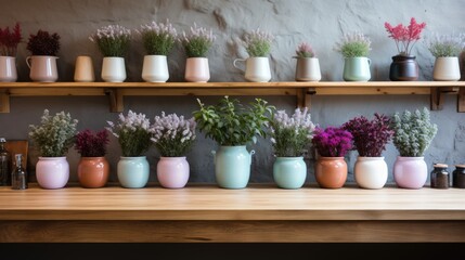 Mock up poster frame close up on wall Kitchen Farmhouse , Mockups Design 3D, HD