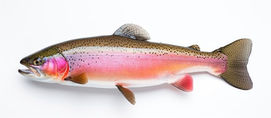 Copy space Rainbow trout
