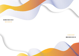 vector wavy background with copy space line gradation
