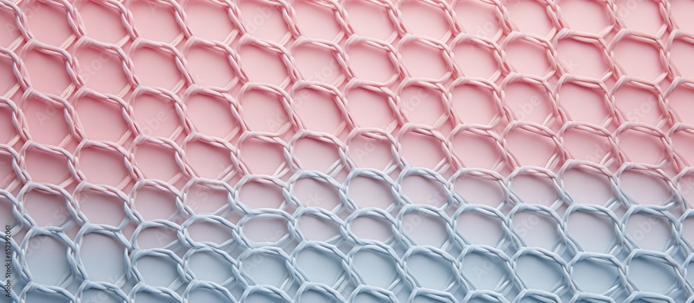 Poster detailed view of the safety grid for multiple locations isolated pastel background copy space