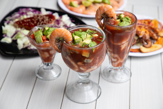 cocteles de camaron