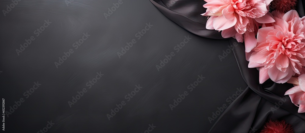 Poster black paper with room for text isolated pastel background copy space