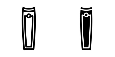 Nail Clipper Icon, for mobile concept and web design. vector illustration
