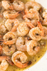 Garlic Shrimp Pasta with Spinach