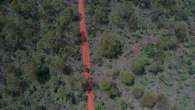 Floresta Nacional de Bras&iacute;lia, vista a&eacute;rea com cidade de Taguatinga ao fundo, foco seletivo