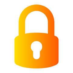 lock gradient icon © A AND Y