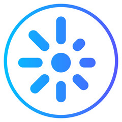 loading gradient icon