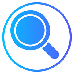 loupe gradient icon