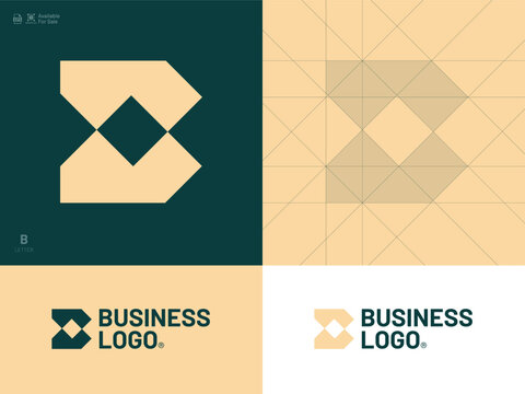 Alphabet letter icon logo B