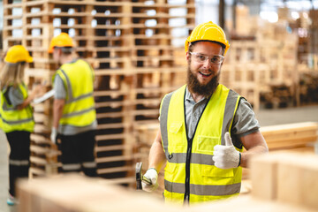 carpenter's shop and wooden plank factory concept, carpenter workshop at wood work industry warehouse, craftsman man person work in construction business job in occupation furniture manufacturing