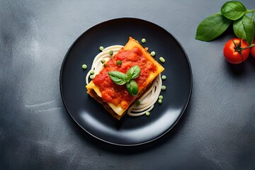 pasta with tomato and basil
