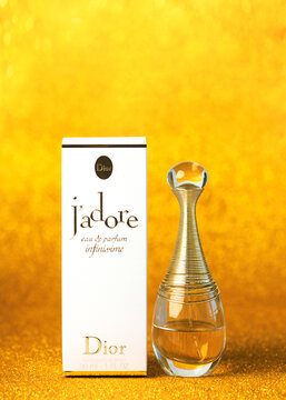 Closeup of Jadore perfume from Christian Dior brand
