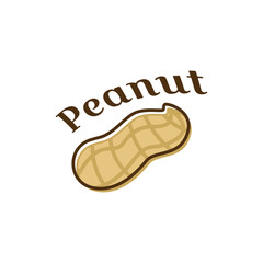 Peanut logo design concept idea