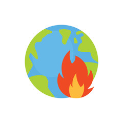 Global Warming Element Vector Design