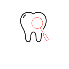 Dental Diagnosis, Dental Exam icon.