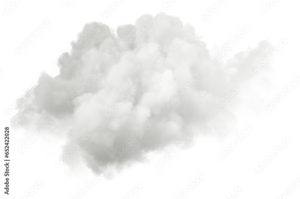 Poster celestial condition clouds serene isolated on transparent backgrounds 3d render png