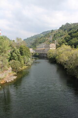 Fototapeta na wymiar Norte de Portugal no geres rio e paisagens